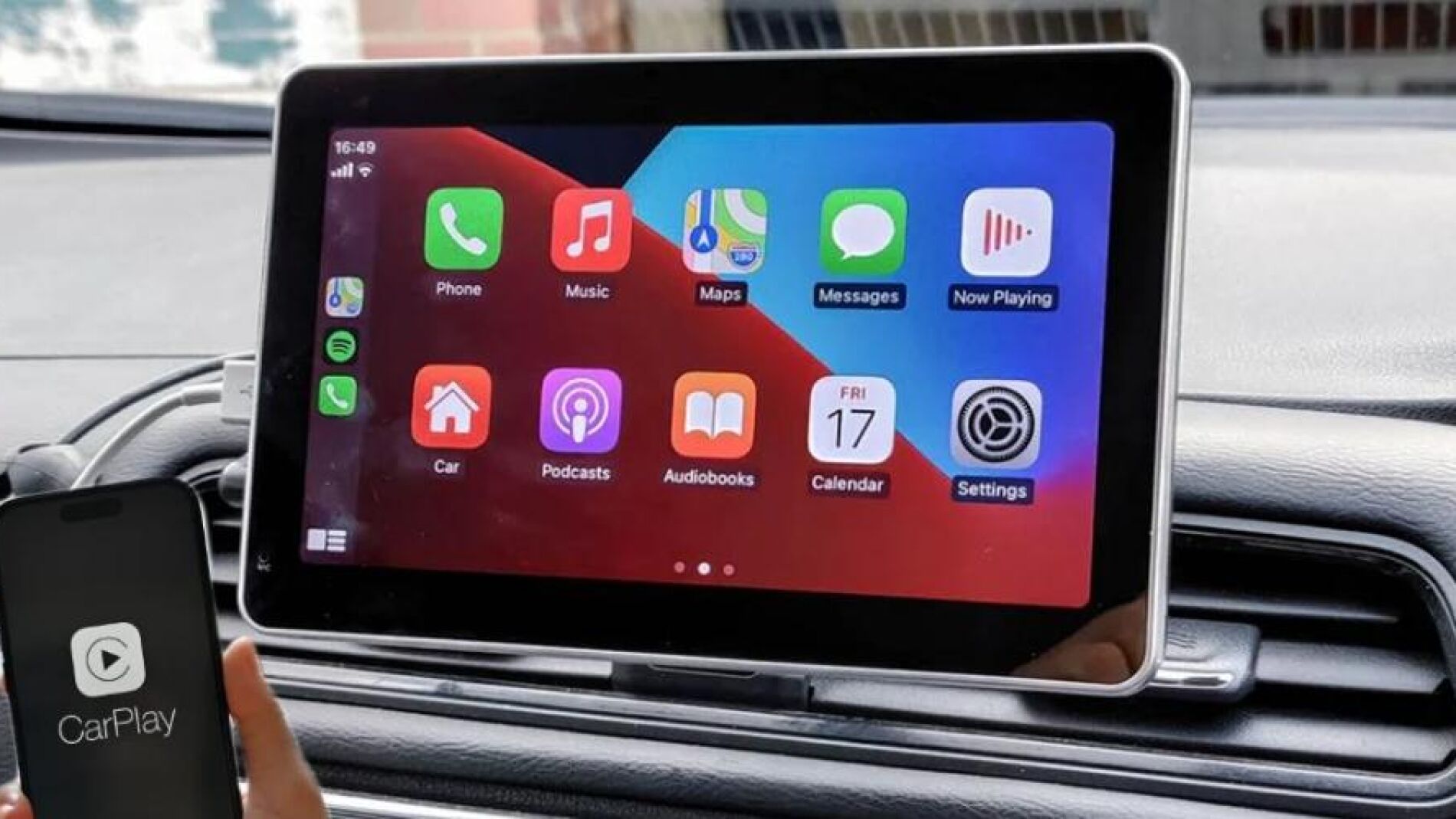 2 en 1 Adaptador CarPlay Inalámbrico