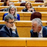 F&eacute;lix Bola&ntilde;os y &Aacute;ngel V&iacute;ctor Torres, en el Senado