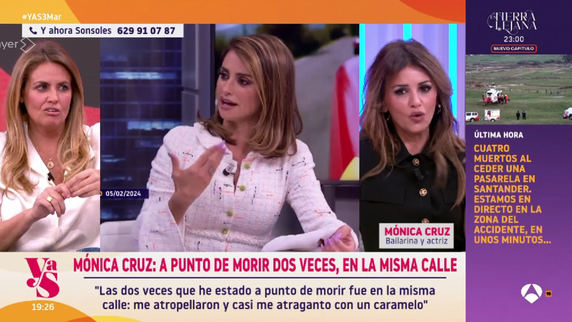 Mónica Cruz en 'Y ahora Sonsoles'