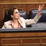 Mar&iacute;a Jes&uacute;s Montero, en el Congreso de los Diputados