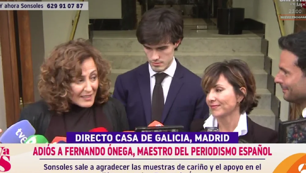 Los hijos de Fernando Ónega agradecen el "cariño inmenso" tras el último adiós al periodista: "Ojalá podamos continuar su legado"