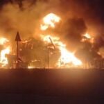 Sucesos.- AMP.- El Gobierno env&iacute;a un Es-Alert a la zona del incendio de Los T&aacute;nagos y aconseja cerrar puertas y ventana