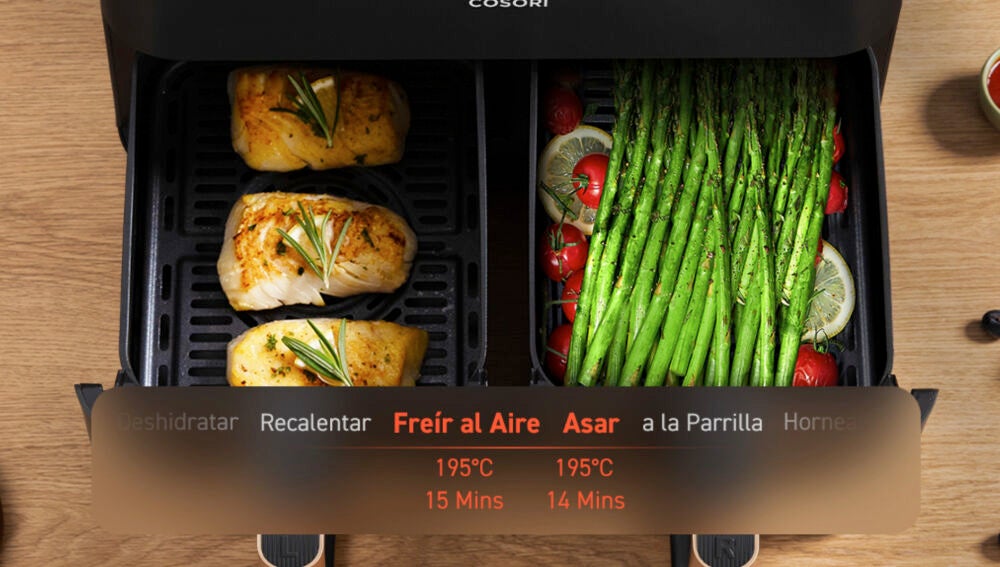 Doble cesta de la Cosori Dual Basket