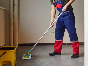 Imagen de archivo de un trabajador Imagen de archivo de un trabajador