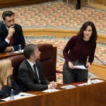 Ayuso dice que si fuera por PSOE el r&eacute;gimen iran&iacute; "seguir&iacute;a arm&aacute;ndose" y le acusa de "alimentar" Guerra Civil espa&ntilde;ola 