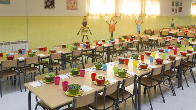 Un comedor escolar