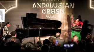 El pianista español, David Dorantes y la bailaora Marina Valiente. El pianista español, David Dorantes y la bailaora Marina Valiente.