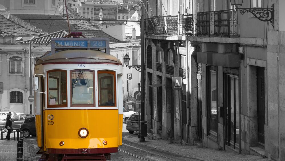 Los tranvías amarillos, son el símbolo más icónico de Lisboa