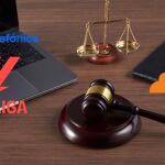 LaLiga se al&iacute;a con Telef&oacute;nica y lleva a los tribunales a Cloudflare por las emisiones ilegales de f&uacute;tbol