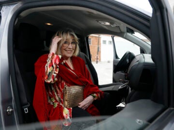 Carmen Maura, hoy a su llegada al Festival de M&aacute;laga