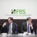 El candidato del Partido Popular de Castilla y Le&oacute;n a la reelecci&oacute;n como presidente de la Junta, Alfonso Fern&aacute;ndez Ma&ntilde;ueco, visita Segovia con el expresidente del gobierno Mariano Rajoy, Francisco V&aacute;zquez y Beatriz Escudero