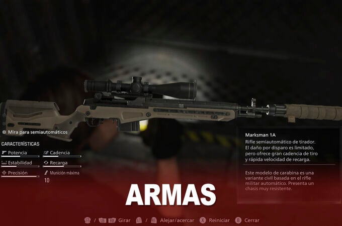 Todas las armas de Resident Evil Requiem y cómo conseguirlas