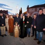 El presidente de la Diputaci&oacute;n de Valladolid, Conrado &Iacute;scar, en la recreaci&oacute;n de Juana I de Castilla, en Tordesillas 