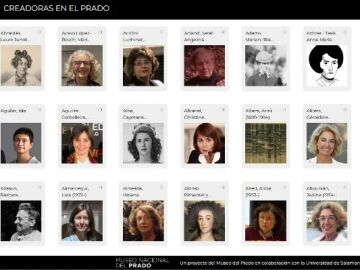 Imagen de la aplicaci&oacute;n Creadoras en el Prado