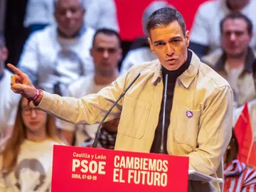 Pedro Sánchez en Soria SORIA, 07/03/2026.- El presidente del Gobierno, Pedro Sánchez, asiste a un acto del partido este sábado en Soria, octavo día de la campaña electoral del PSOE de cara a las elecciones de Castilla y León. EFE/Wifredo García