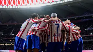 Atletico de Madrid v Real Sociedad - LaLiga EA Sports Nico Gonzalez of Atletico de Madrid celebrates a goal with teammates during the Spanish League, LaLiga EA Sports, football match played between Atletico de Madrid and Real Sociedad at Riyadh Air Metropolitano stadium on March 07, 2026, in Madrid, Spain. AFP7 07/03/2026 ONLY FOR USE IN SPAIN