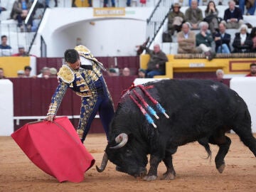 El diestro Jos&eacute; Mar&iacute;a Manzanares durante la feria taurina de Olivenza