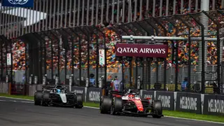 F1 - AUSTRALIAN GRAND PRIX 2026 16 LECLERC Charles (mco), Scuderia Ferrari SF-26, action 63 RUSSELL George (gbr), Mercedes AMG F1 Team W17, action during the Formula 1 Qatar Airways Australian Grand Prix 2026, 1st round of the 2026 Formula One World Championship from March 6 to 8, 2026 on the Albert Park Circuit, in Melbourne, Australia - Photo Xavier Bonilla / DPPI AFP7 08/03/2026 ONLY FOR USE IN SPAIN