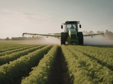 Imagen de archivo de unos cultivos