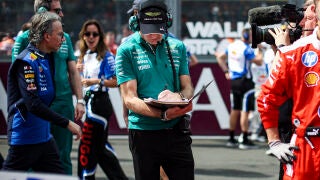 NEWEY Adrian (gbr), Technical Director of Aston Martin F1 Team, portrait MEKIES Laurent (fra), CEO & Team Principal at Red Bull Racing during the Formula 1 Qatar Airways Australian Grand Prix 2026, 1st round of the 2026 Formula One World Championship from March 6 to 8, 2026 on the Albert Park Circuit, in Melbourne, Australia - Photo Xavier Bonilla / DPPI AFP7 08/03/2026 ONLY FOR USE IN SPAIN