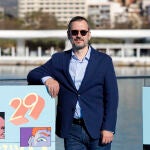 El guionista David Serrano, ayer durante la presentaci&oacute;n de su nuevo largometraje en el Festival de M&aacute;laga