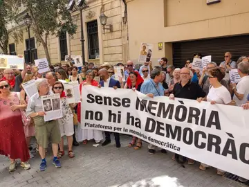 Protesta contra la derogación de la Ley de Memoria Democrática en Baleares Protesta contra la derogación de la Ley de Memoria Democrática en Baleares