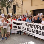 Protesta contra la derogación de la Ley de Memoria Democrática en Baleares