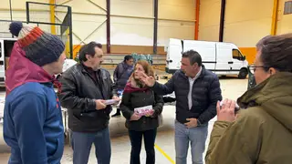 Luis Mariano Santos visita la zona montaña oriental leonesa Luis Mariano Santos visita la zona montaña oriental leonesa