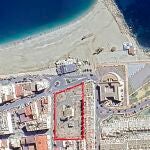 Parcela en la que se ubica el antiguo faro de Garrucha, en la provincia de Almer&iacute;a.