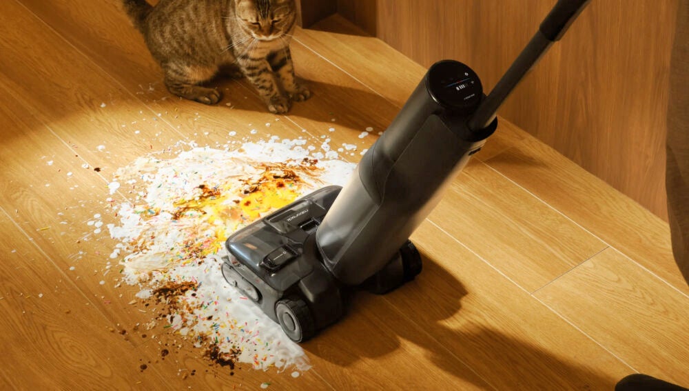 Con esta aspiradora-fregona podrás eliminar las manchas más complicadas