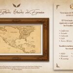 Mapa del Virreinato de la Nueva Espa&ntilde;a, en torno a 1800