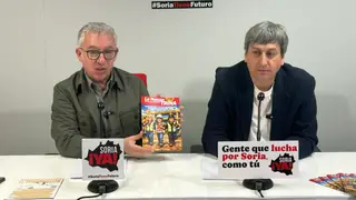 Ángel Ceña y Juan Antonio Palomar durante la rueda de prensa Ángel Ceña y Juan Antonio Palomar durante la rueda de prensa