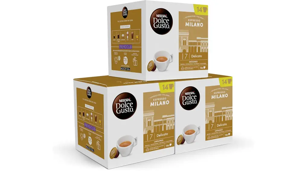 42 cápsulas Espresso Milano de Dolce Gusto