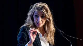 Yolanda Díaz carga contra Von der Leyen y le exige “defender la legalidad internacional”: “Lo otro es una barbarie” Yolanda Díaz carga contra Von der Leyen y le exige “defender la legalidad internacional”: “Lo otro es una barbarie”