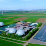 Una planta de gas verde