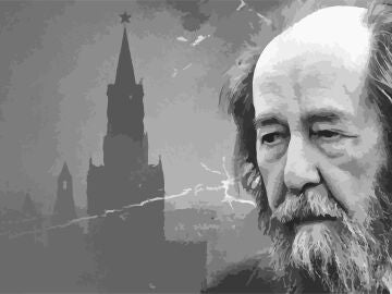 Ilustraci&oacute;n del escritor ruso Alexander Solzhenitsyn