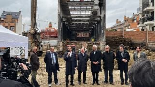 Carabanchel coloca la primera piedra de 'La Central', un proyecto con 74 viviendas que rehabilitar&aacute; una antigua imprenta EUROPA PRESS 10/03/2026