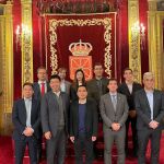 CEO y directivos de Hithium tras la reuni&oacute;n en el Gobierno de Navarra