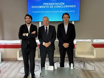 De izquierda a derecha: Marcos Hernández Pereña, José Soto y Pablo Crespo De izquierda a derecha: Marcos Hernández Pereña, José Soto y Pablo Crespo