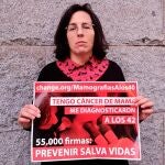 Una gallega con c&aacute;ncer de mama presenta este mi&eacute;rcoles en Sanidad 55.000 firmas para adelantar las mamograf&iacute;as a los 40