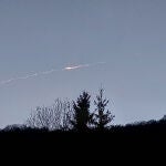 Fueron varios los que lograron documentar el suceso pese a su rapidez