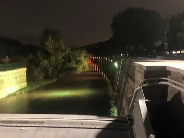 Instalación de alumbrado monumental del río Manzanares, en el entorno de la presa nº 6 Instalación de alumbrado monumental del río Manzanares, en el entorno de la presa nº 6