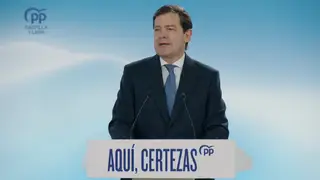 15M.- Mañueco pide al PP no relajarse en la recta final de la campaña porque las urnas "no han hablado todavía" El candidato del PP a la reelección como presidente de la Junta, Alfonso Fernández Mañueco, en un acto electoral celebrado en León capital. EUROPA PRESS 11/03/2026