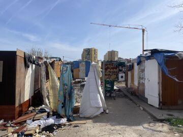 El interior del asentamiento de la Sagrera