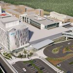 Recreaci&oacute;n de las futuras instalaciones hospitalarias