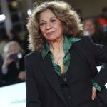 Lolita Flores en la alfombra roja del Festival de M&aacute;laga.