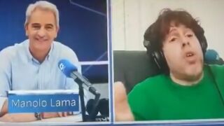 Enganch&oacute;n &eacute;pico entre Manolo Lama y Dani Senabre: "Si eres gilipollas yo no tengo la culpa..."