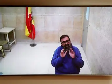 El exasesor ministerial Koldo García en videoconferencia desde la cárcel El exasesor ministerial Koldo García en videoconferencia desde la cárcel