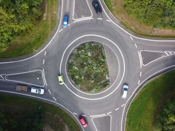 Imagen de archivo de una rotonda