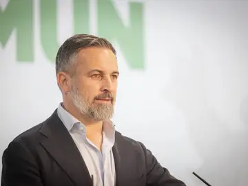 Santiago Abascal MADRID 15/03/2026.- El presidente de VOX Santiago Abascal comparece ante los medios para comentar los resultados electorales en Castilla y León, hoy domingo en la sede del partido en Madrid. EFE/VOX SÓLO USO EDITORIAL/SÓLO DISPONIBLE PARA ILUSTRAR LA NOTICIA QUE ACOMPAÑA (CRÉDITO OBLIGATORIO)